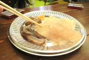 函館朝市イカ釣り体験